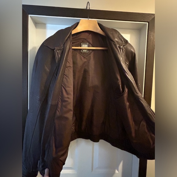Men’s leather jacket - Picture 3 of 3